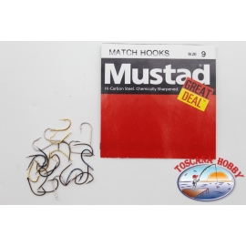 1 confezione da 25pz ami Mustad "great deal" serie Match hooks sz.9 FC.A541