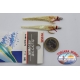 Confezione 2 esche da traina in pelle di pesce Yo-Zuri cod.E279 sz.9 FC.A547