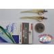 Paquete de 2 de cebo de pesca de arrastre en la piel de un pez de Yo-Zuri cod.E271 sz.10 FC.A549