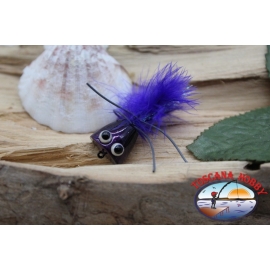 Popperino per pesca a mosca,Panther Martin,2cm, col.holographic blue.FC.T44