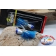Popperino for fly fishing,Panther Martin,2cm, col.holographic blue head.FC.T45
