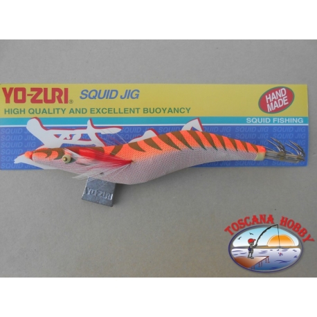 1 LES CREVETTES POUR LES SEICHES-SQUID "YO-ZURI"- SQUID JIG 4.5 COULEUR/9. AR.276