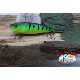 Popper Minno V Viper, 6cm-8gr, floating, tiger green, spinning. V466