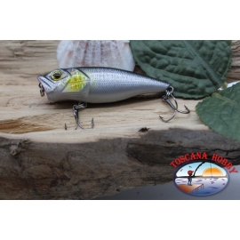 Popperino Minnow Viper, 6cm-8gr, floating, silver olographyc, spinning. V469