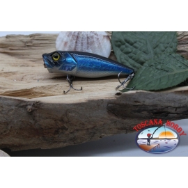 Popper Minno V Viper, 6cm-8gr, floating, silver blue, spinning. V471