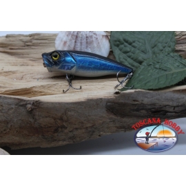 Popper Minno V Viper, 6cm-8gr, flottant, bleu argenté, filature. V471