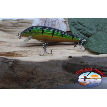 Artificiale Amy Minnow Viper, 7cm-7gr, floating, orange/green, spinning. FC.V476