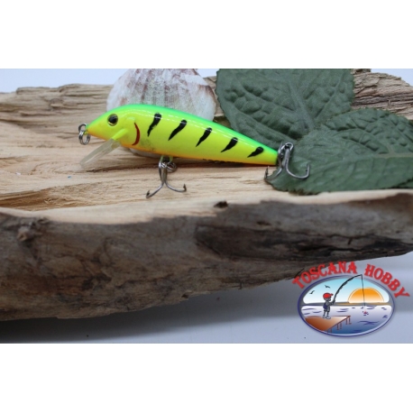 Artificiale Amy Minnow Viper,7cm-7gr, floating, tiger/yellow, spinning.FC.V479
