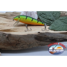 Artificial am Min Minno V Viper, 7cm-7gr, floating, orange / green, spinning. FC.V481