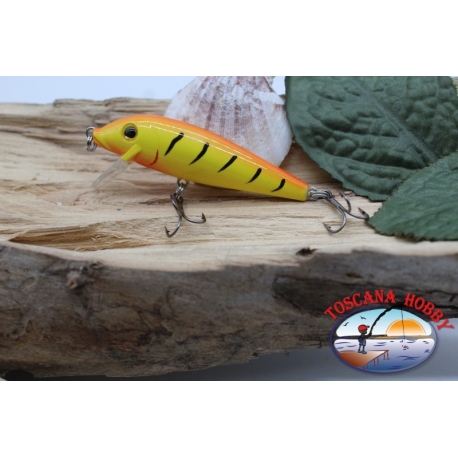 Amy Minnow Viper, 7cm-7gr, floating, tiger orange, spinning. FC.V492