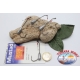 1bustina 4 pcs plumbed hooks with hook Mustad, cod.91766BLN-b