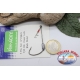 1bustina 5 PCs plumbed hooks with hook Mustad, cod.37175BLN-a