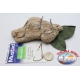1bustina 5 PCs plumbed hooks with hook Mustad, cod.37175BLN-b