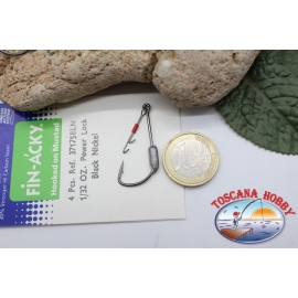 1 bustina 5 pz Ami piombati con gancio Mustad cod.37175BLN n.6 C.AP16