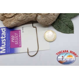 1 sobre 5 piezas Ganchos de plomo con desplazamiento Mustad, cod.39116BR-1