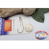 1bustina 5 stücke bleihaken Mustad offset mit Haken, cod.91752BLN-1