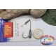 1bustina 4 pcs Mustad lead hooks with hook, cod.91762BLN-1