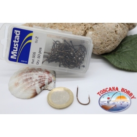 1 box 50pz Ami Mustad cod.505  n.2 FC.B14D