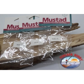 3pcs. Mazzine pour le mulet Mustad sz. 13 FC.A567E