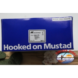 1 pack of 1000 pcs treble hooks Mustad, cod. 35647R, no.3 FC.E1C