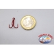 10 haken Mustad, cod. 35647R, nr. 8, rot FC.H1F