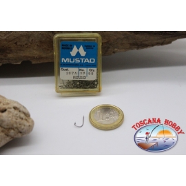 1 caja 50pcs anzuelos Mustad-cod. 287A, no.12 Ganchos Redondos FC.B52B
