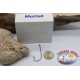 1 box 50pz angelhaken Mustad cod. 34007, nr. 4/0, öse FC.B57A