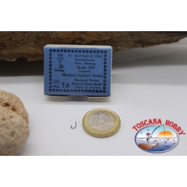 1 caja de 100 unidades Mustad-cod. 209, n.16, Limerick ganchos, FC.B67A