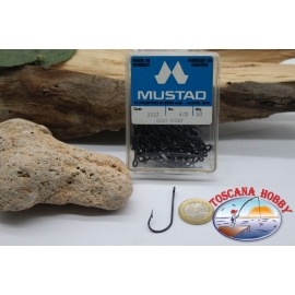 1 boîte de 50 pcs Mustad cod. 3137, n.4/0, oeillets FC.B68B