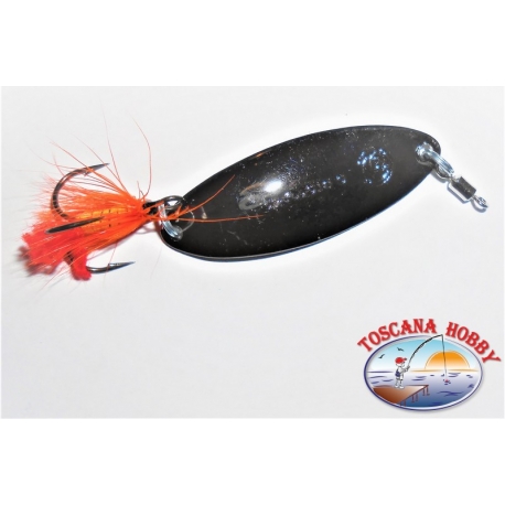 Bold spoon wavy Perca with bow 4.5 cm. - 14 gr. for Spinning in the Lake 