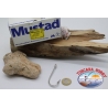 1 caja de 100 unidades Mustad-cod. 2330DT, no.3, Kirby mar ganchos, ojal de la FC.B72B