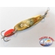 3.5 cm flat Spinner spoon-7 gr. Color Gold