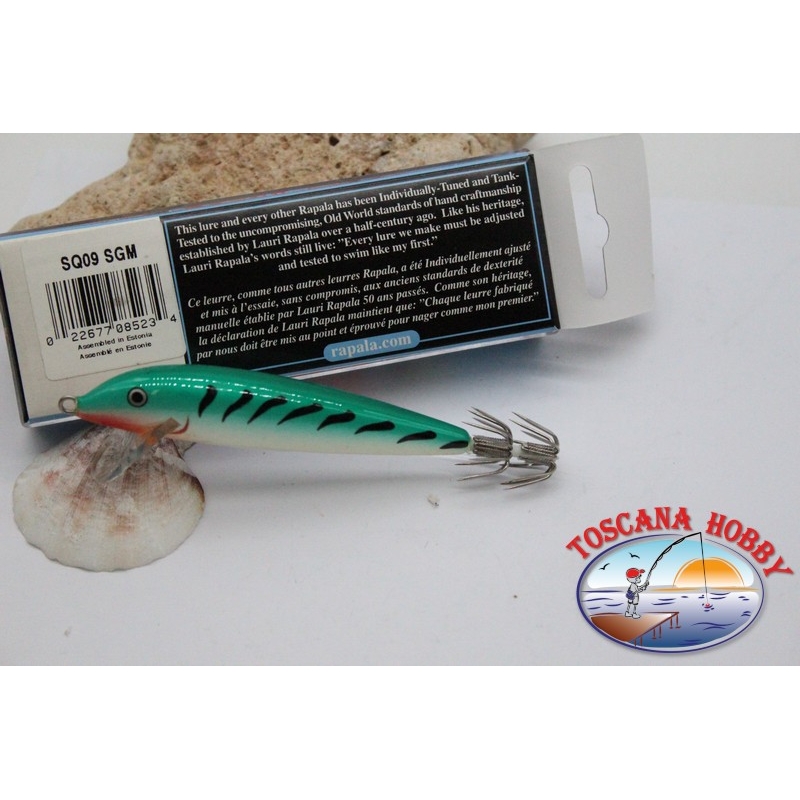 Squid squid Rapala SQ9-SGM 9cm fishing lure