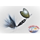 Cuchara Mepps Mariposa Giratoria de tamaño de 2 de Color Negro.FC.R174