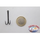 1 box 5 stück Ami-doppel-Mustad cod. 80525BL, nr. 4, carbon steel hooks,FC.D5B