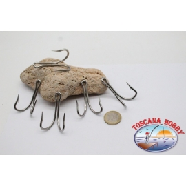 5 Ami doble de acero, Mustad-cod. 7982HS, no.7/0,FC.D7A