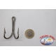 5 Ami doppi in acciaio, Mustad cod. 7982HS, n.8/0,FC.D7B