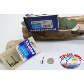 10 in der box 5 stück ami-doppel-Mustad, cod. 80525BL, nr. 6 CF.E10B