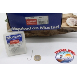 10 box of 50 Mustad, cod. 1982ID, no.14, FC.E14A