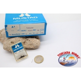 20 cuadro 50pcs anzuelos Mustad, el bacalao.90310, no.20, FC.E17E