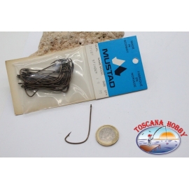 1 bolsita, 25 pcs Mustad-cod. 37187, no. 1/0, stinger ganchos FC.B84A