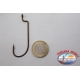 1 packet 5 pcs Mustad cod.39117BR, no. 5/0, carbon steel hooks FC.B86A