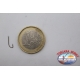 1 bustina 25pz ami Mustad cod.52800BR, n. 14 white fish hooks FC.B91A