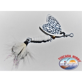Rotating Butterfly Mepps spoon size 00 color W