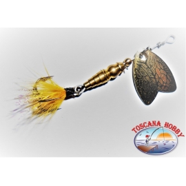 Rotating Butterfly Mepps spoon size 00 color gold R. 435