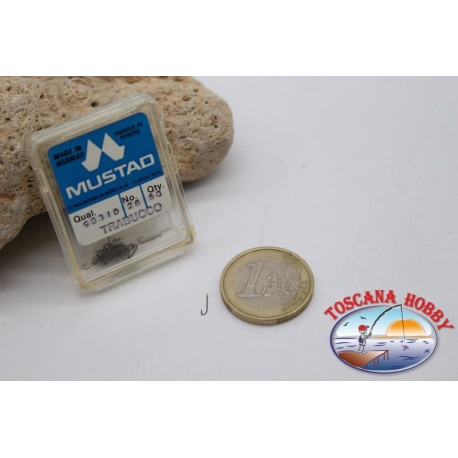 1 caja de 50 piezas Mustad-cod.90310 n.26, Trebuchet FC.B100H