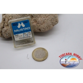 1 caja de 50 piezas Mustad-cod.90311 no.19 FC.B101E