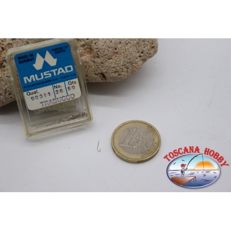 1 caja de 50 piezas Mustad-cod.90311 no.26 FC.B101I