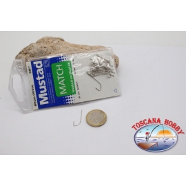 1 bolsita de 20 pcs Mustad-cod.90314 n.7, Cristal Especial ganchos FC.B103A