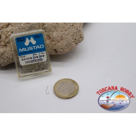 1 caja de 50 piezas Mustad-cod.90314 n.19, FC.B103B
